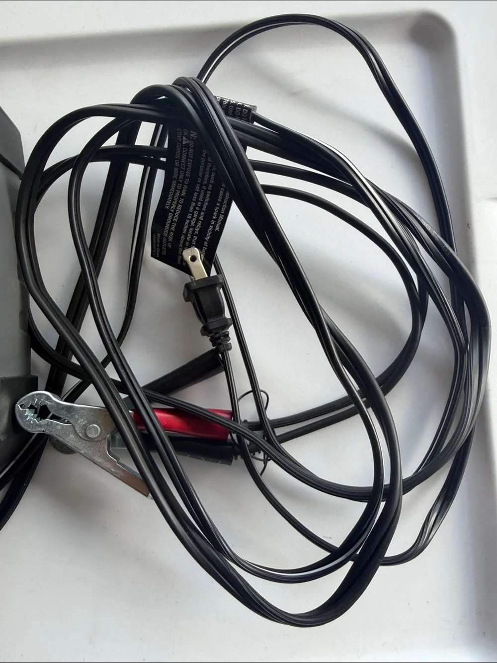8 Amp Black Battery Charger and Maintainer